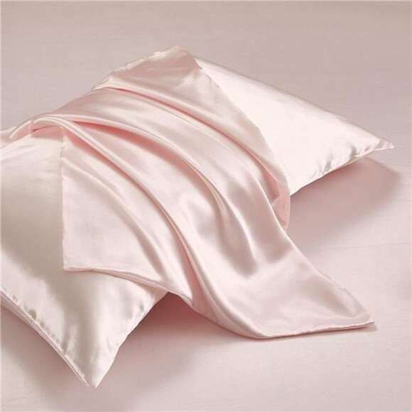 5Pcs Blush Pink Silk Sheets King Satin SheetsSet KingSize Sheets Silky Comforter - Picture 4 of 8